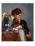 The Flowers Giclee-trykk av Filipo Or Frederico Bartolini