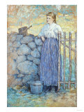 Waiting at the Gate, 1896 Reproduction procédé giclée par Henry Alexander