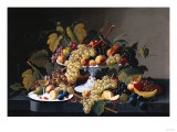Still Life with a Milk Glass Compote, 1853 Giclee Print by Filipo Or Frederico Bartolini