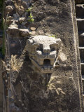Gargoyles on the Temple of Quetzalcoati, Teotihuacan, Unesco World Heritage Site, Mexico Photographic Print by R H Productions 