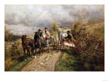 The Latest Village Scandal, 1885 Giclee-trykk av Robert Blum