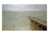 On the Sound Giclee-trykk av Thomas Jones Barker On the Sound Giclee-trykk av Thomas Jones Barker