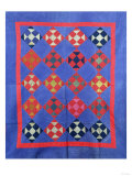An Amish Hole in the Barn Door Design Coverlet. Holmes County, Ohio, 1908 Giclee Print