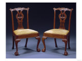 A Chippendale Carved Mahogany Side Chair, New York, 1760-1770 Giclee Print by Adler & Sullivan 