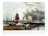 Mobile, Taken from the Marsh Opposite the City Near Pinto's Residence reproduction procédé giclée par John Bachman