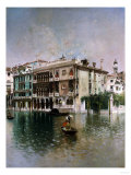 Venice, the Grand Canal, 1890 Giclee Print by Robert Blum