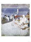 Early Beach Reproduction procédé giclée par Henry Alexander