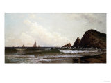 Cliffs at Cape Elizabeth, Portland Harbor, Maine, 1882 Impressão giclée por David Gilmour Blythe Cliffs at Cape Elizabeth, Portland Harbor, Maine, 1882 Impressão giclée por David Gilmour Blythe