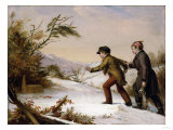 The Trap Sprung (The Dead Fall), 1844 Impressão giclée por David Gilmour Blythe The Trap Sprung (The Dead Fall), 1844 Impressão giclée por David Gilmour Blythe