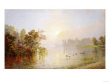 Hazy Afternoon, Autumn, 1873 Giclee-trykk av William Bradford Hazy Afternoon, Autumn, 1873 Giclee-trykk av William Bradford
