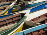 Fishing Boats at the Port of Ponto Do Sol, Ribiera Grande, Santo Antao, Cape Verde Islands Photographie par R H Productions 