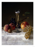 Still Life with Glass of Champagne Giclée-Druck von Filipo Or Frederico Bartolini