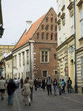 Street Near the Wawel Castle Area, Krakow (Cracow), Unesco World Heritage Site, Poland Photographic Print by R H Productions 