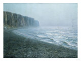 Cliffs, Treport Giclee Print by Soren Emil Carlsen