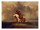 The Lost Greenhorn reproduction procédé giclée par Franz Arthur Bischoff