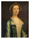 Mrs. Margareta Van Wyck Schuyler, 1750 Giclee-trykk av Robert Blum