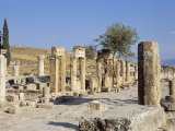 Archaeological Site, Hierapolis, Pamukkale, Unesco World Heritage Site, Anatolia, Turkey Photographic Print by R H Productions 