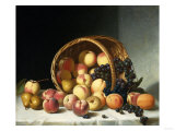 Still Life with a Basket of Fruit Giclee Print by Soren Emil Carlsen