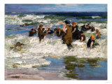 Surf Bathing Reproduction procédé giclée par Henry Alexander