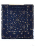 A Fine Floral Design Coverlet, 1820-1830 Giclee Print