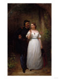 The Rejected Suitor, 1862 Giclee-trykk av Thomas Birch The Rejected Suitor, 1862 Giclee-trykk av Thomas Birch