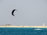 Kite Surfing at Santa Maria on the Island of Sal (Salt), Cape Verde Islands, Africa Photographic Print by R H Productions 
