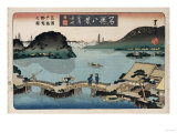 Twilight, Atami', from the Series 'Eight Views of Famous Places' reproduction procédé giclée par Ando Hiroshige