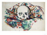 Skull on a Curtain, Circa 1902-1906 Giclee Print by Joseph Bail
