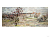 Spingtime (A Study), 1920 Giclee Print by Emilio Boggio