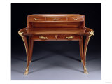 A Fine Carved Mahogany and Ormolu-Mounted Desk, Circa 1900 Giclee Print by Daum 