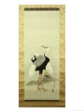 Cranes Giclee Print by Suzuki Kiitsu