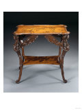A Carved Mahogany and Marquetry 'Dragonfly' Table, Circa 1900 Giclee Print by Daum 