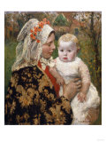 The Young Mother reproduction procédé giclée par Gari Melchers