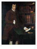 A Portrait of Charles Church Chandler in the Library Giclee Print by Winthrop Chandler