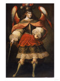 Archangel Miguel, 18th Century Giclee Print by Jose Agustin Arrieta