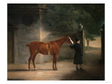 A Hunter and Groom in a Courtyard, 1816 Giclee Print by Henry Thomas Alken