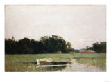 Two Dories, 1895 Giclee Print by Emilio Boggio