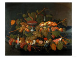 Still Life: The Abundance of Fruit Giclee-trykk av Arnold Boonen