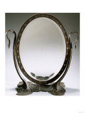 A 'Peacock' Favrile Glass and Bronze Table Mirror Giclee-trykk av Guiseppe Barovier