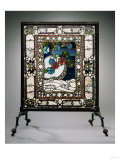 A Leaded Glass Fire Screen Giclee Print by Adler & Sullivan 