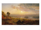 Autumn Sunset, 1876 Reproduction procédé giclée par Jasper Francis Cropsey