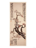 Red Plum Blossoms, 1905 Giclee Print by Wu Changshuo