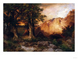 Western Sunset, 1897 Giclee Print by Thomas Moran