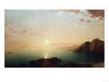 Coastal Sunset, 1864 Lámina giclée por Hendrik Avercamp Coastal Sunset, 1864 Lámina giclée por Hendrik Avercamp