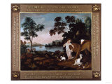 Peaceable Kingdom Giclee-trykk av Herri Met De Bles