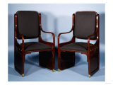 A Pair of Jacob & Josef Kohn Bentwood Arm Chairs, 1901 Giclee Print by Adler & Sullivan 