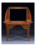 A Carved Mahogany Vanity Giclee Print by Daum 