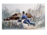 Cavalry Manoeuver, Circa 1881 Impressão giclée por David Gilmour Blythe Cavalry Manoeuver, Circa 1881 Impressão giclée por David Gilmour Blythe