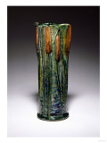 An Enamelled Copper Vase Giclee Print by Daum 