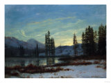 Snow in the Rockies reproduction procédé giclée par Albert Bierstadt